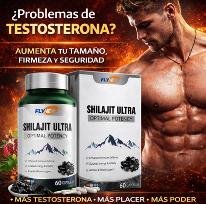 Shilajit ultra (Energía Natural, Fuerza y Vitalidad Masculina