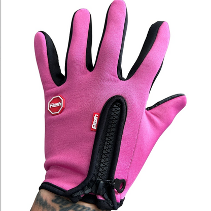 GUANTES TERMICOS ROSADOS